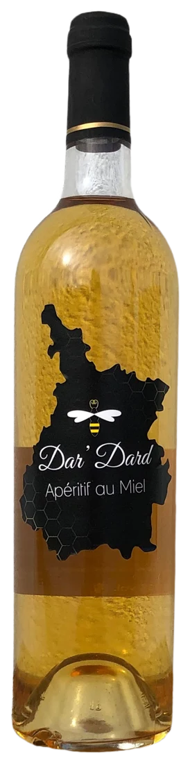 Bouteille de Dar'Dard, apéritif au miel