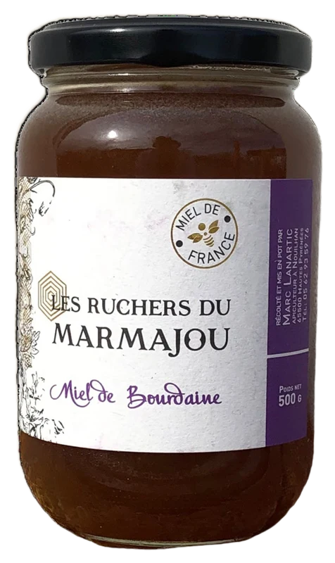 Pot de miel de bourdaine des Ruchers du Marmajou