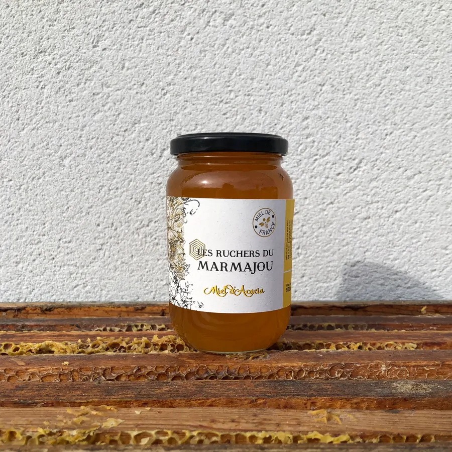 Pot de miel d'acacia des Ruchers du Marmajou