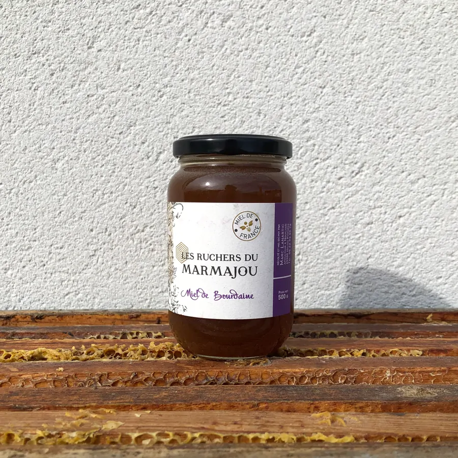 Pot de miel de bourdaine 500 g
